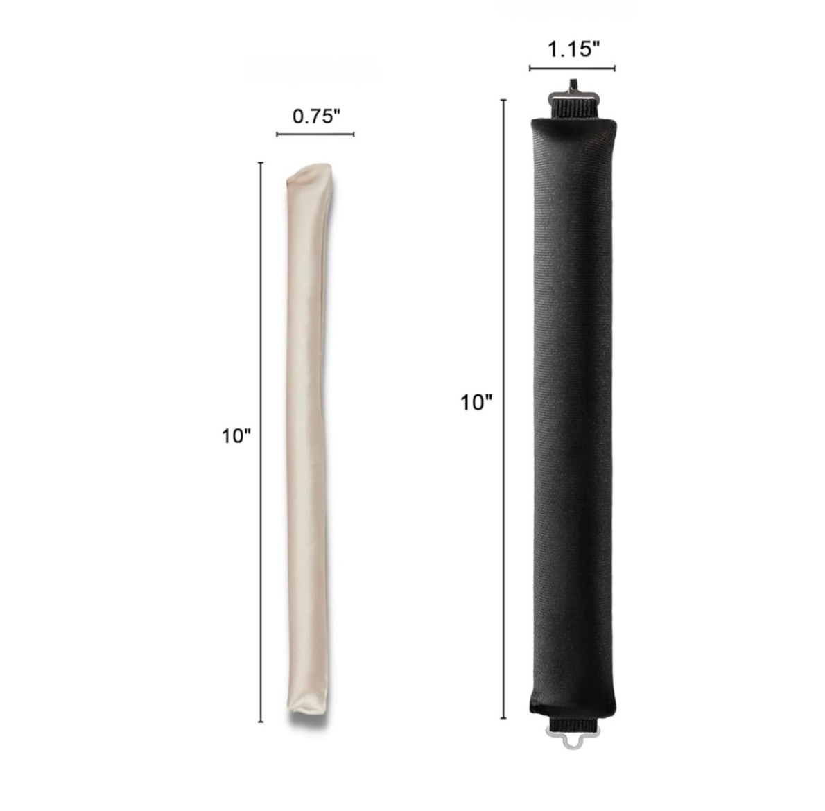 3-4pcs Heatless Blowout Hair Curlers for Long Hair