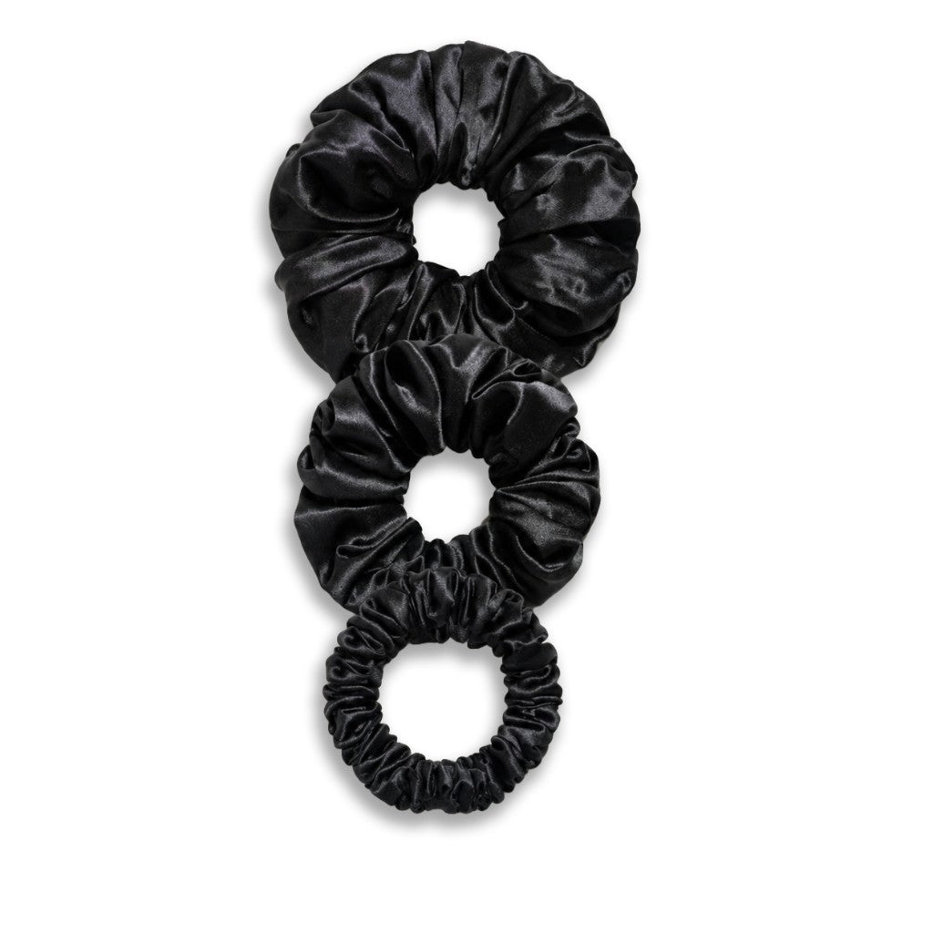 The Overnight Scrunchie silk satin styles